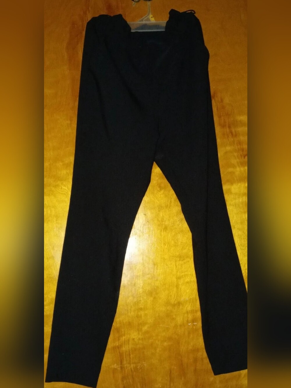 Women's Stella Luce Solid Black High Waisted Stretchy Leggings Small